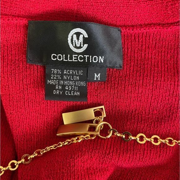 CM Collection Vintage Two-Piece Sweater Set. Short sleeve and Long Cardigan - Picture 6 of 14